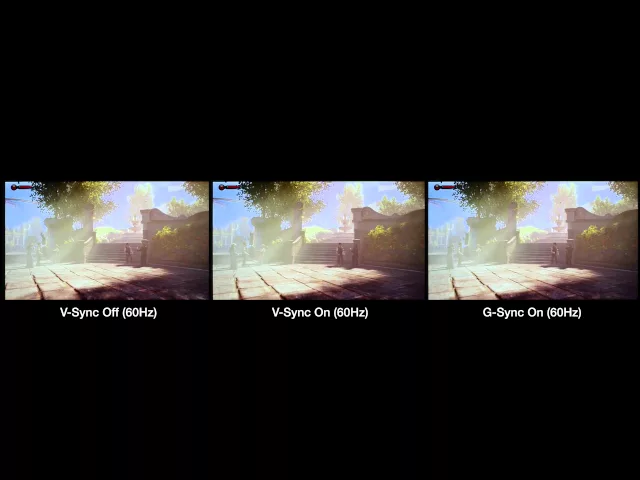 NVIDIA G-Sync Compared to V-Sync on/off