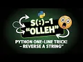 Hidden Python Trick Reverse Strings Like a Pro