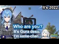 Gawr Gura cringes at Hoshimachi Suisei's abnormality【Eng Sub Wholesome TeeTee Unhinged hololive EN】