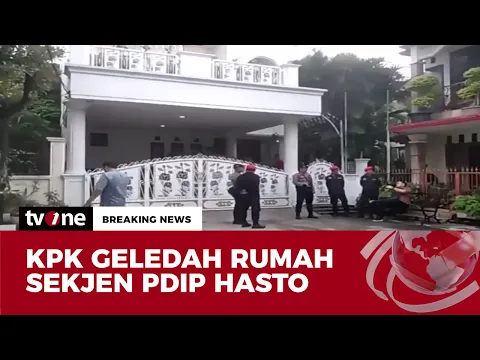 Penyidik KPK Geledah Rumah Sekjen PDIP Hasto Kristiyanto Cari Barang Bukti