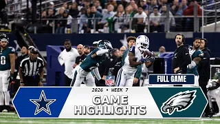 Dallas Cowboys vs Philadelphia Eagles | MNF Full Game Highlights | NFL Week 7, 2026