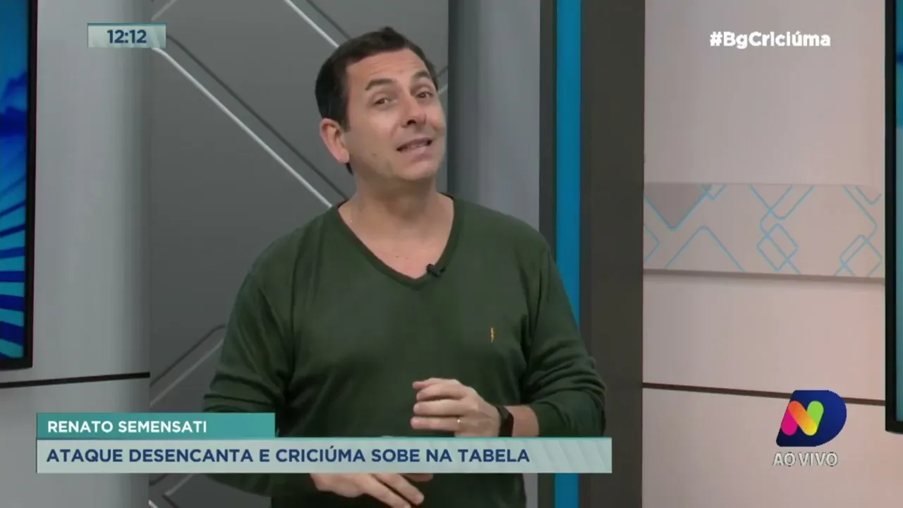 "Uma vitória para lavar a alma": Renato Semensati comenta desempenho do Criciúma
