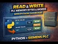 Read PLC Memory Bytes and words in Python Dashboard