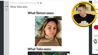 What Simon Sees vs What Talia Sees