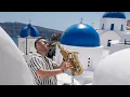 Lagu Nikos Vertis - An Eisai Ena Asteri - Saxophone Cover - SANTORINI GREECE 🇬🇷 