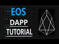EOS DApp Development in 10 Minutes EOS DAppTutorial EOS Blockchain Tutorial 5