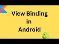 ViewBinding Kotlin Android Studio App Android Viewbinding Kotlin Tutorial Hindi