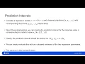 Prediction Intervals vs Confidence Intervals