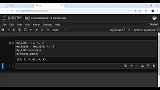 Python Interview Questions Tuple is Immutable Not Really