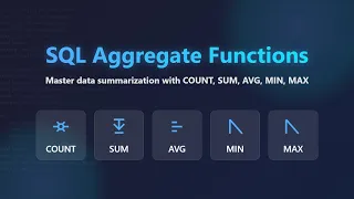 SQL Aggregate Functions Explained for Beginners COUNT SUM AVG MIN MAX