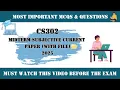 CS302 Midterm Solved Subjective Paper 2025