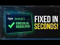 NPM ERESOLVE error Here s what it means