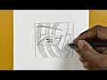 Easy to draw how to draw Akaza eye easy step-by-step