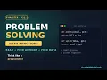Problem Solving with Functions Think Like a Programmer 2