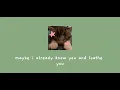 dear soulmate - laufey | 1 hour loop