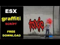 Fivem ESX Graffiti spray paint script free Download Best Fivem Scripts