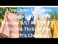 Live Linen Sale With Vintage Uprising TX