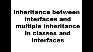 Inheritance between Interfaces