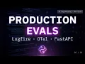 Pydantic AI No Fluff Production Evals with Logfire FastAPI