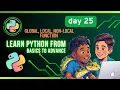 Local Global Nonlocal with Examples Python Tutorial 2025 Python Variable Scope Tuta Tech