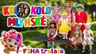 FÍHA tralala - 💖🎶KOLO KOLO MLYNSKÉ 💖🎶 ľudová pesnička, ukazovačka a pohybová hra pre deti🤸‍♀️🤩