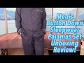 Download Lagu DAVID ARCHY Cotton Sleepwear Button-Down Pajamas Set Review!