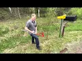 SwingClear Rural Mailbox Support Installation