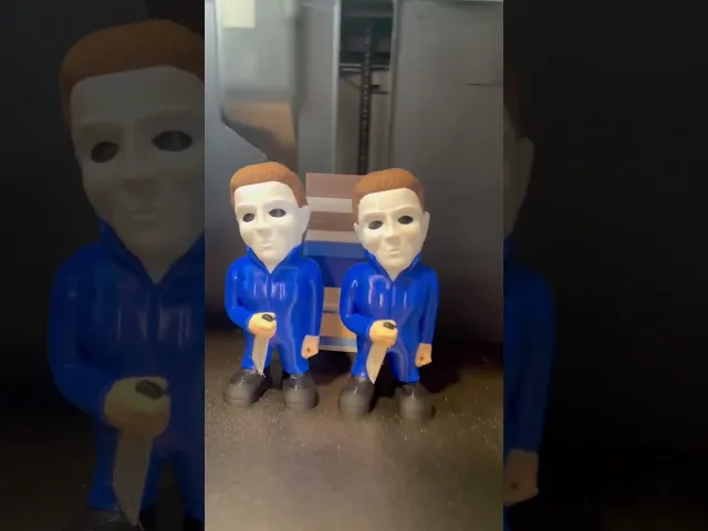 Michael Myers Halloween / Horror Mini / 3MF Included / No Supports video thumbnail
