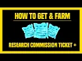 RESEARCH COMMISSION TICKET HOW TO GET MHWI RESEARCH COMMISSION TICKET FARM