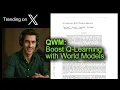 QWM Boost Q-Learning with World Models
