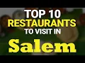 Top 10 Restaurants in Salem India Salem Best Restaurants Salem Restaurants English