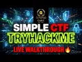 Solving Easy CTF on TryHackMe LIVE Beginner Friendly Hacking