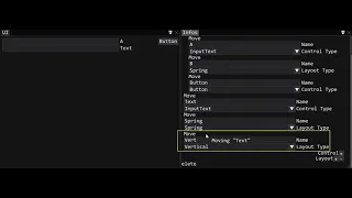 Experiment for a ImGui UI Editor