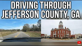 Driving through Jefferson County Georgia