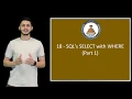 Oracle APEX Tutorial 18 - SQL s SELECT with WHERE Part 1