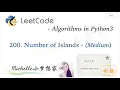 LeetCode in Python 200 Number of Islands - Michelle