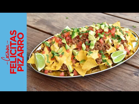 Download MP3 Nachos crocantes con carne, queso fundido y salsa fresca | Felicitas Pizarro