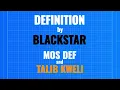 "Definition" by Blackstar - Karaoke