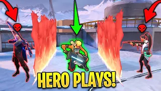 Valorant: When HERO Players SAVE The DAY! - Clutch Clips & OP Plays - Valorant Moments Montage