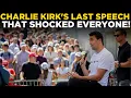 Download Lagu Charlie Kirk LIVE: Charlie Kirk’s Last Speech Before Assassination | Utah Shooting | US News Live