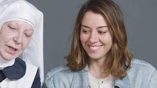 aubrey plaza smokes pot with the weed nuns strange buds