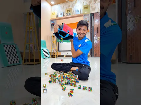 Making Indian Flag Mosaic For Doremon 🇮🇳 #shorts #kingofcubers
