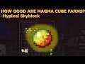 HOW GOOD ARE MAGMA CUBE FARMS Guide - Hypixel Skyblock