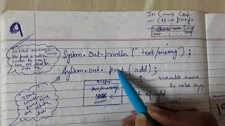 Why do we use System out println Lecture--8th Print statement in java