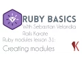 Ruby modules - Creating modules