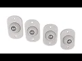 4pcs Self Adhesive Mini Swivel Casters Wheel Mini Wheel 360 Degree Rotation Swivel Casters Wheel