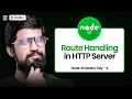 Network Fundamentals for Web Routings in HTTP Server Using Nodemon Nodejs Tutorial in Nepali
