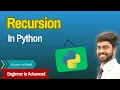 Recursion in Python in 10 Minutes Easy Explanation with Examples