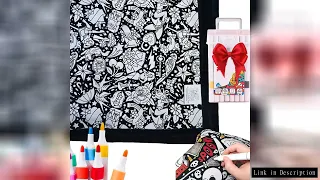 DIY Coloring Blanket With Markers Creative Personalization Halloween pattern blanket Stress Relief U