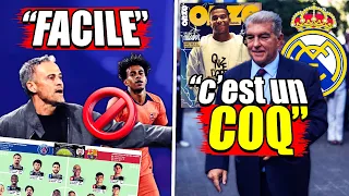 LE CHOIX RADICAL DE LUIS ENRIQUE SUR PSG - BARÇA, LAPORTA DÉTRUIT MBAPPÉ ET LE REAL ! - ACTU FOOT